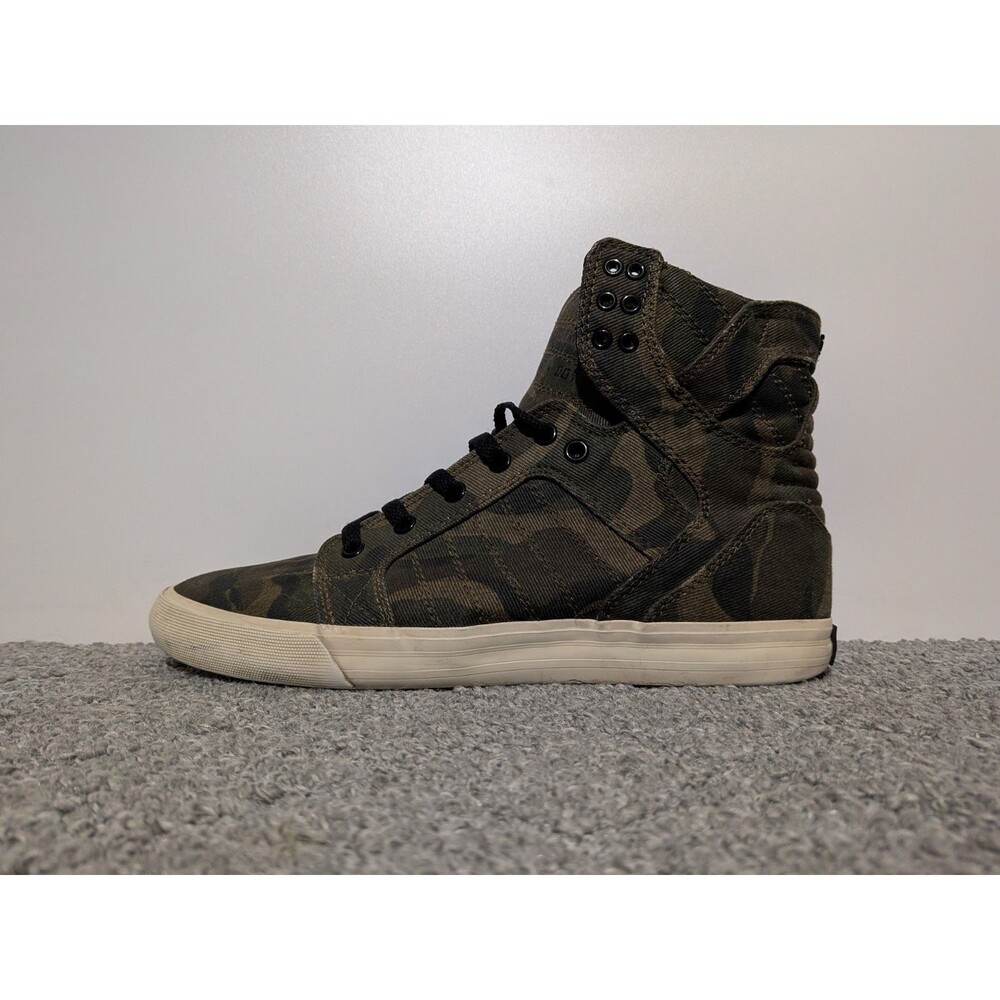 Supra Skytop Sneaker Shoes Mens Size 10 Camo